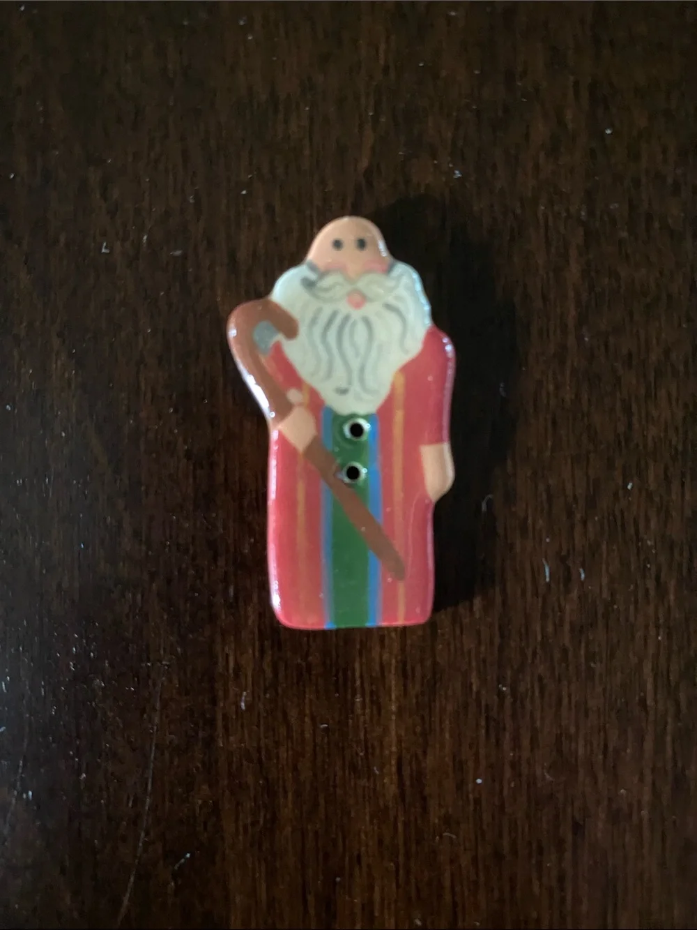 Mill Hill Vintage Santa Claus Button